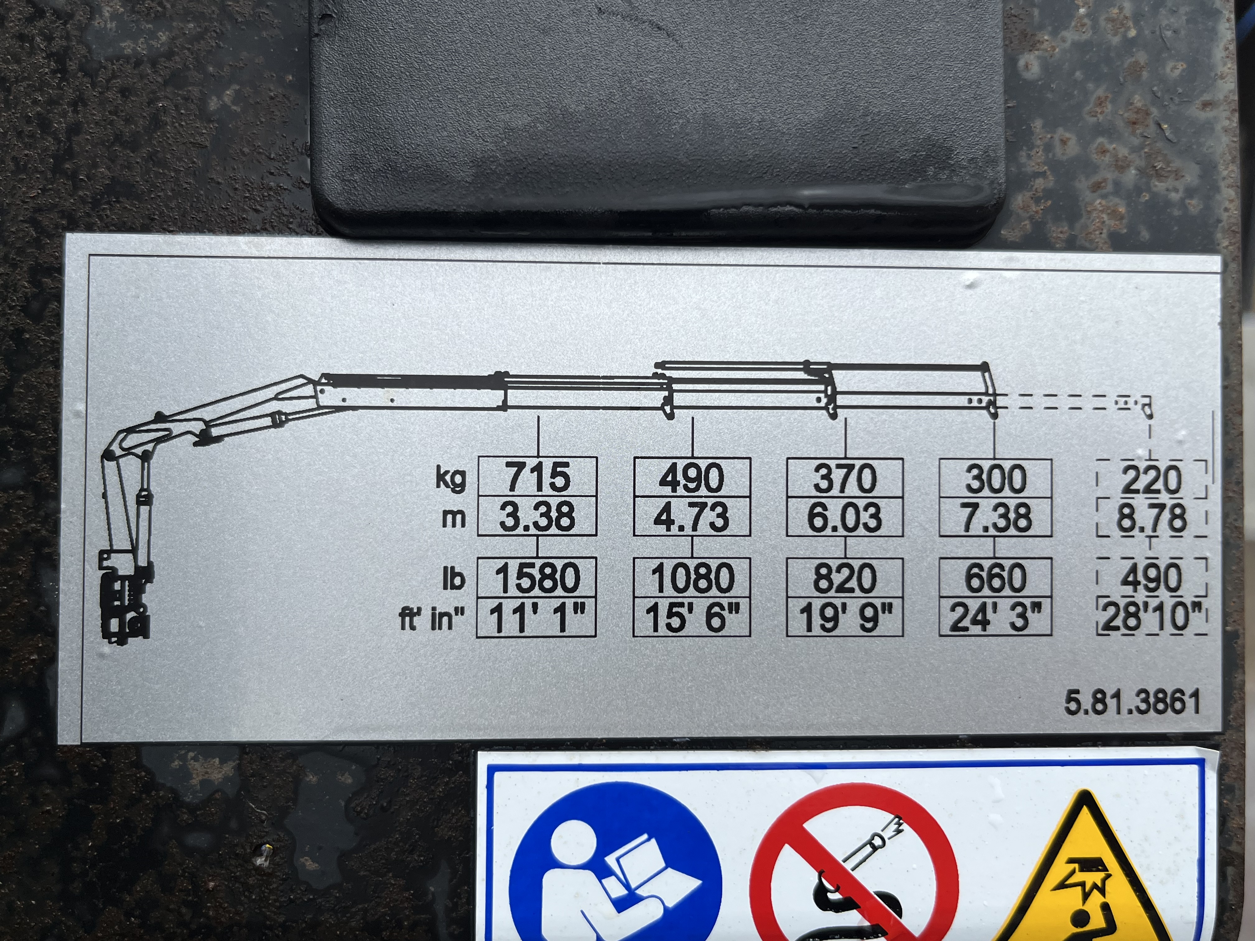 2019 HYVA HB 31 CRANE 3 EXTENSIONS GOOD CONDITION 