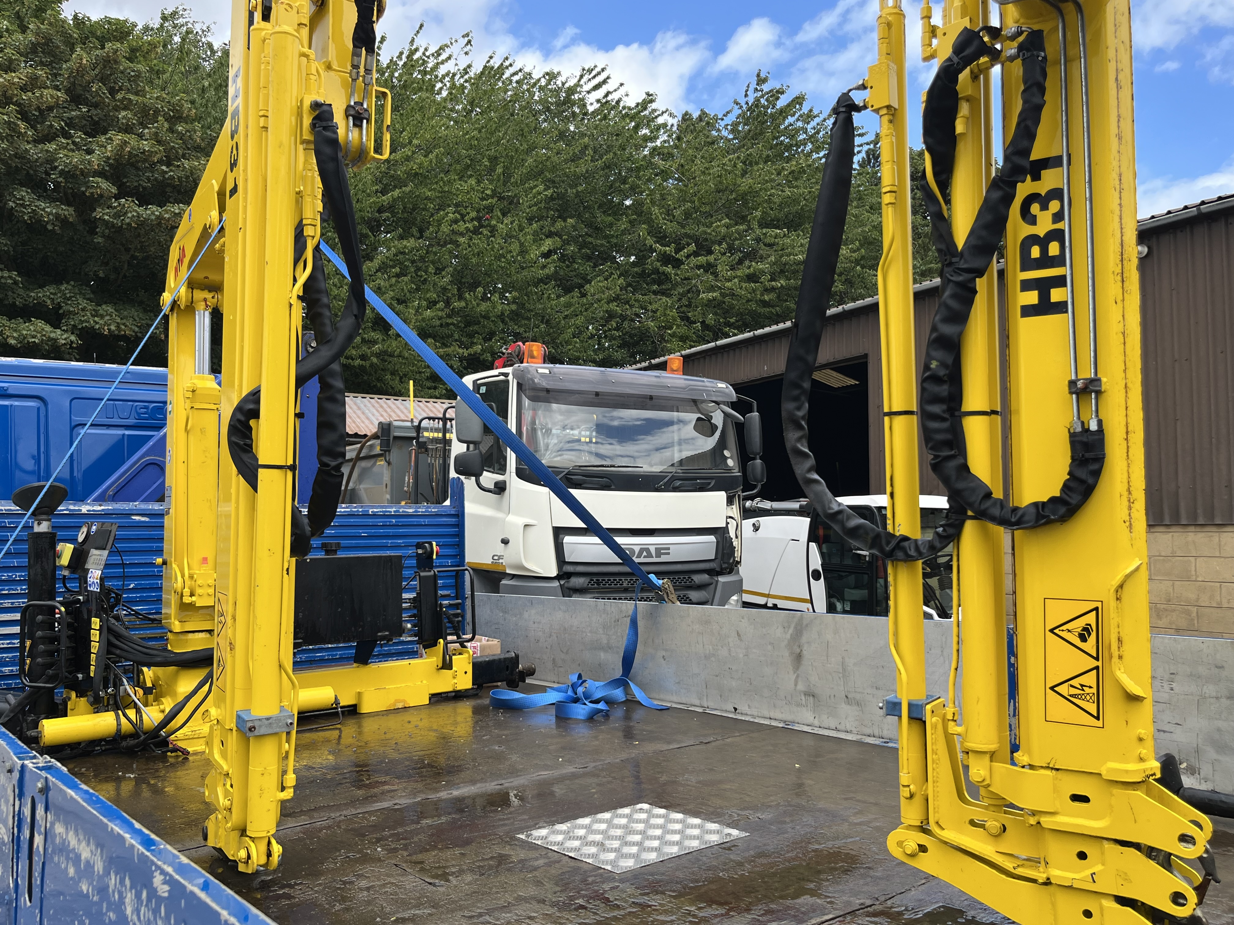 2019 HYVA HB 31 CRANE 3 EXTENSIONS GOOD CONDITION 